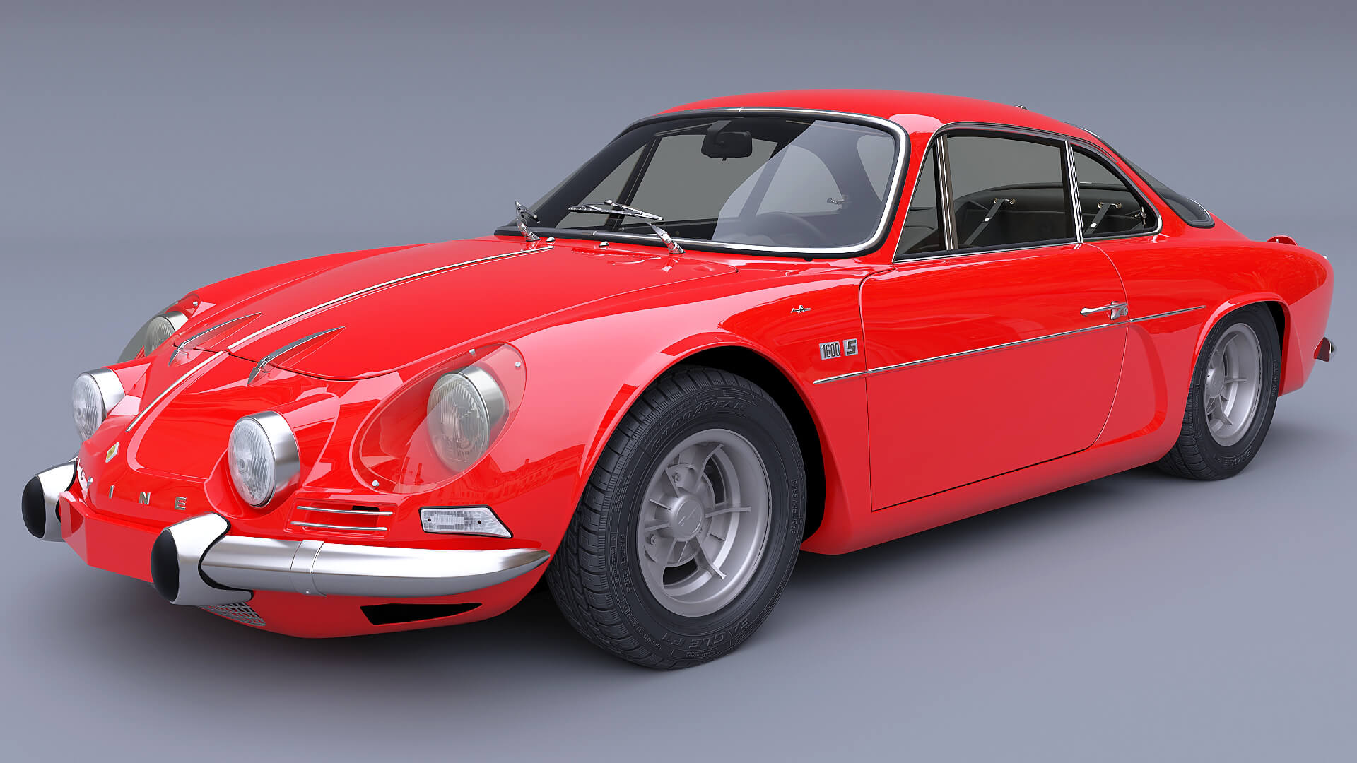 1973 Renault Alpine A110 1600S - 3D Model by msasdt