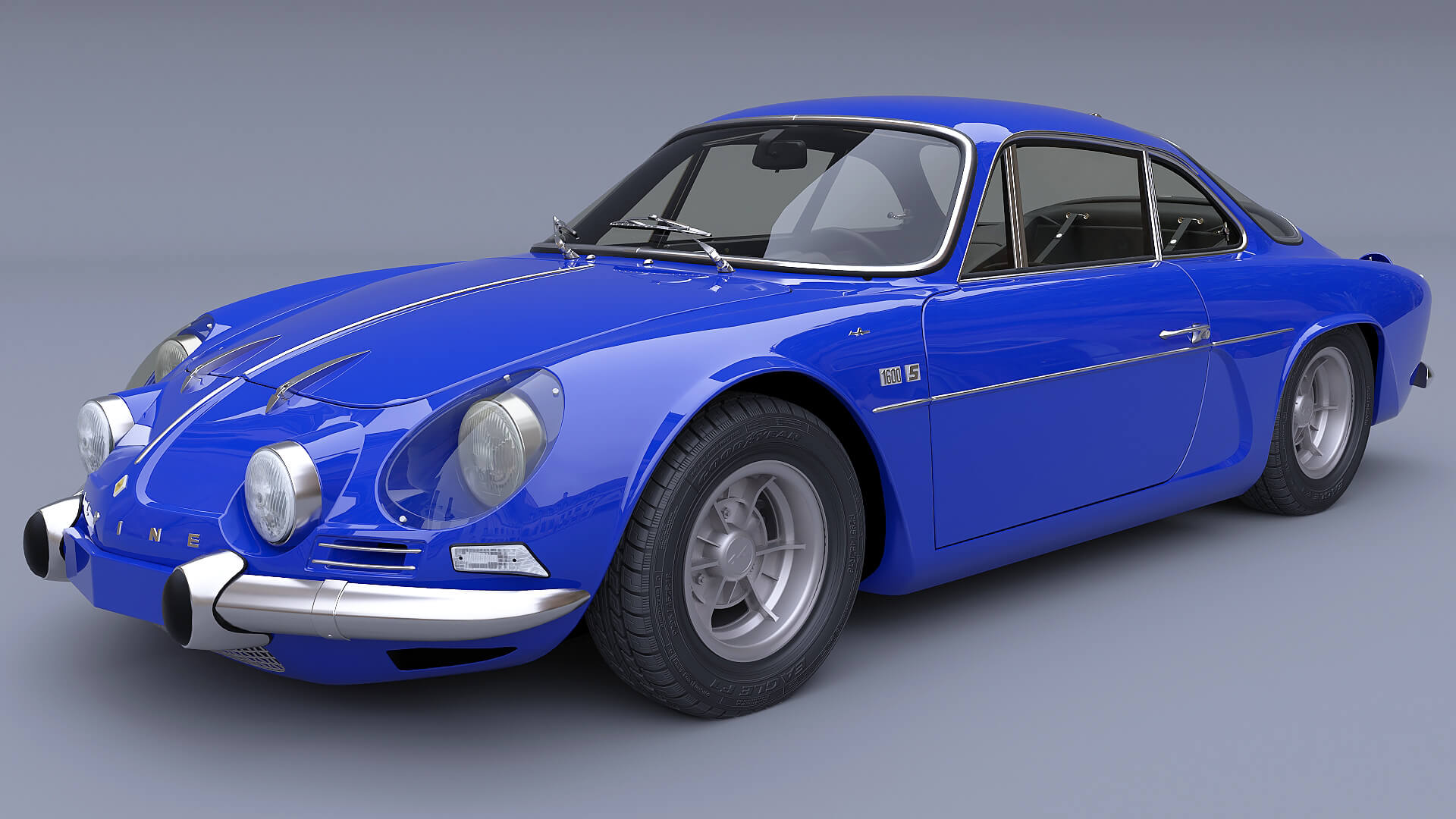 1973 Renault Alpine A110 1600S - 3D Model by msasdt