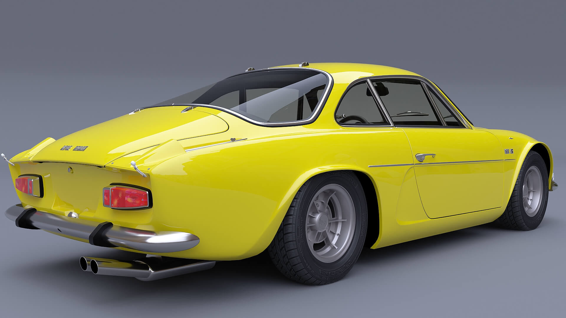 1973 Renault Alpine A110 1600S - 3D Model by msasdt