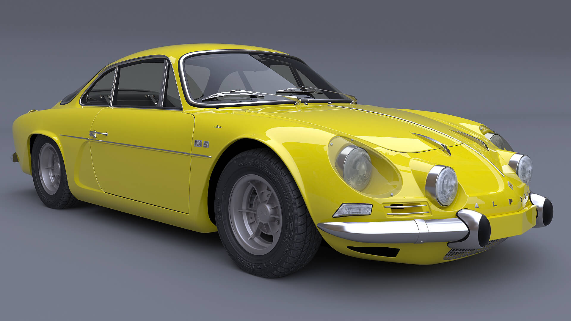 1973 Renault Alpine A110 1600S - 3D Model by msasdt