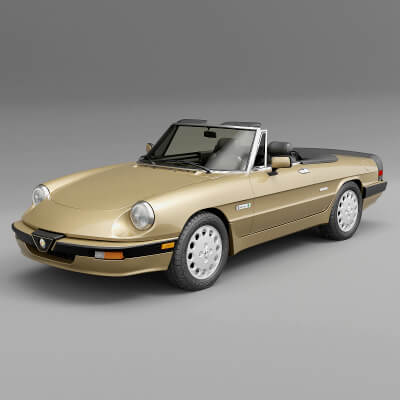 1986 Alfa Romeo Spider Quadrifoglio Verde