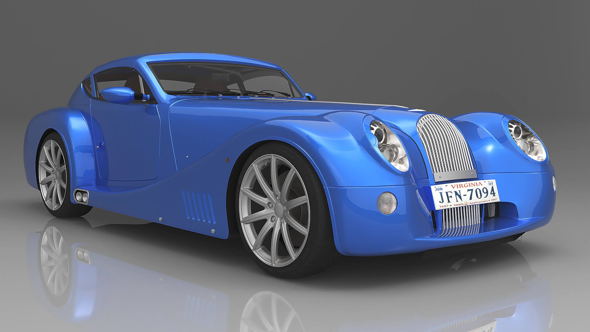 Morgan Hyper Model 2010 Morgan Aero SuperSports - 3D Model by msasdt