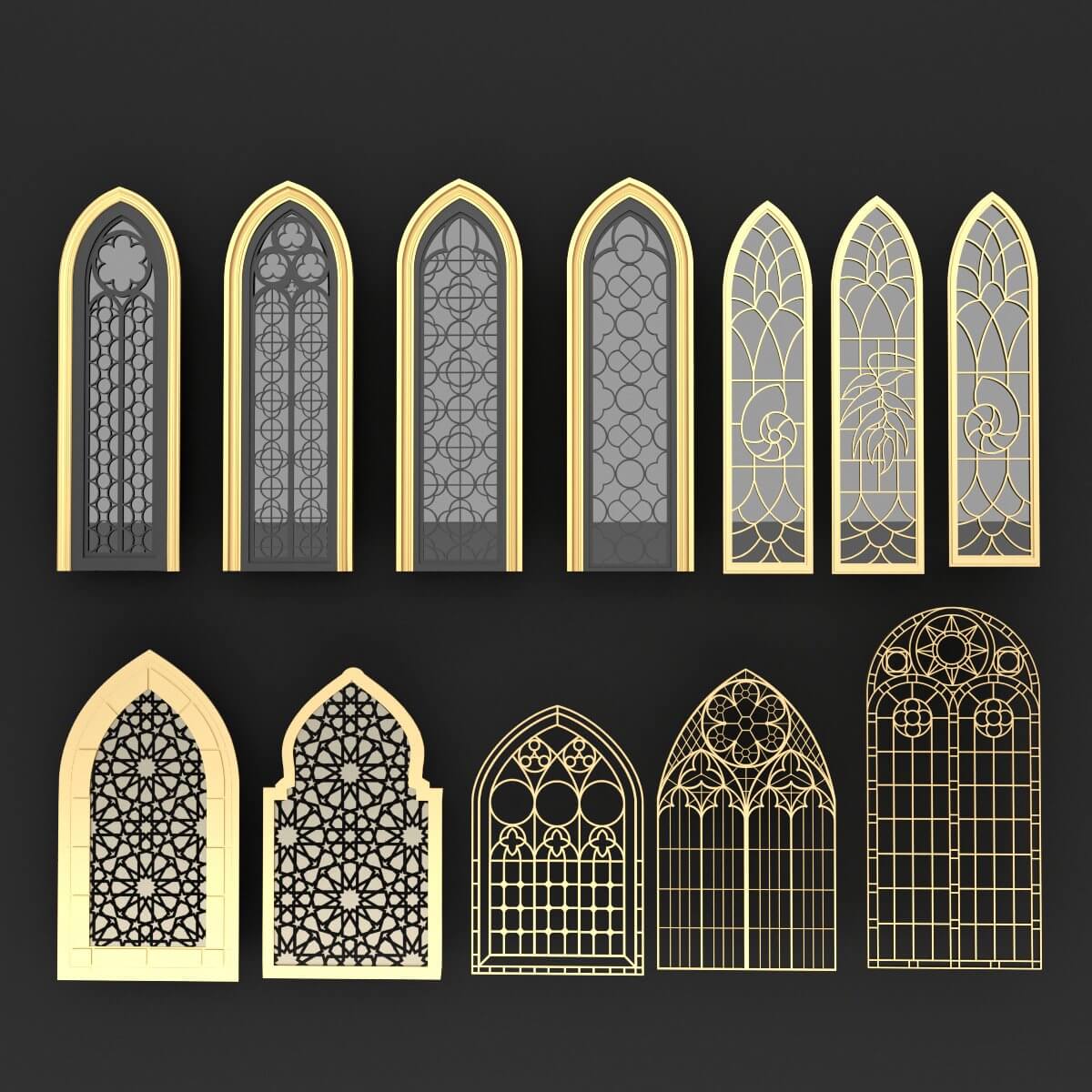 Arabic Windows 3D Model by msasdt