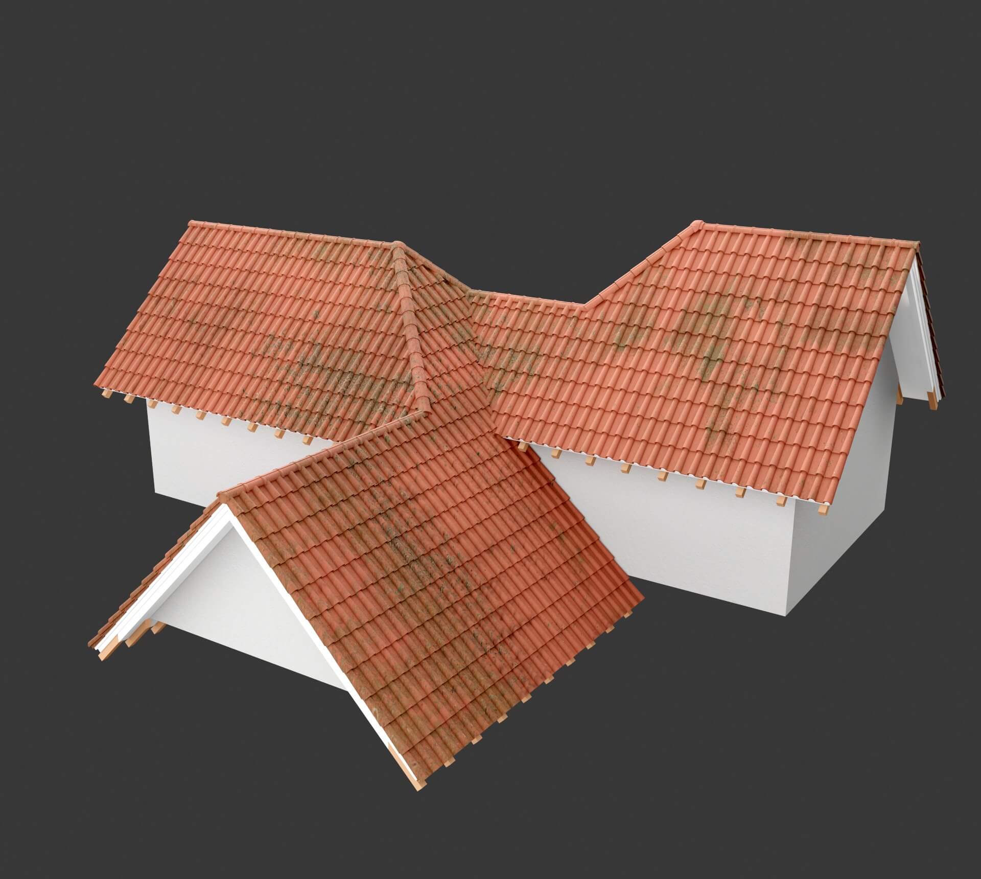 Realistic Roof 32 3D Model By Msasdt
