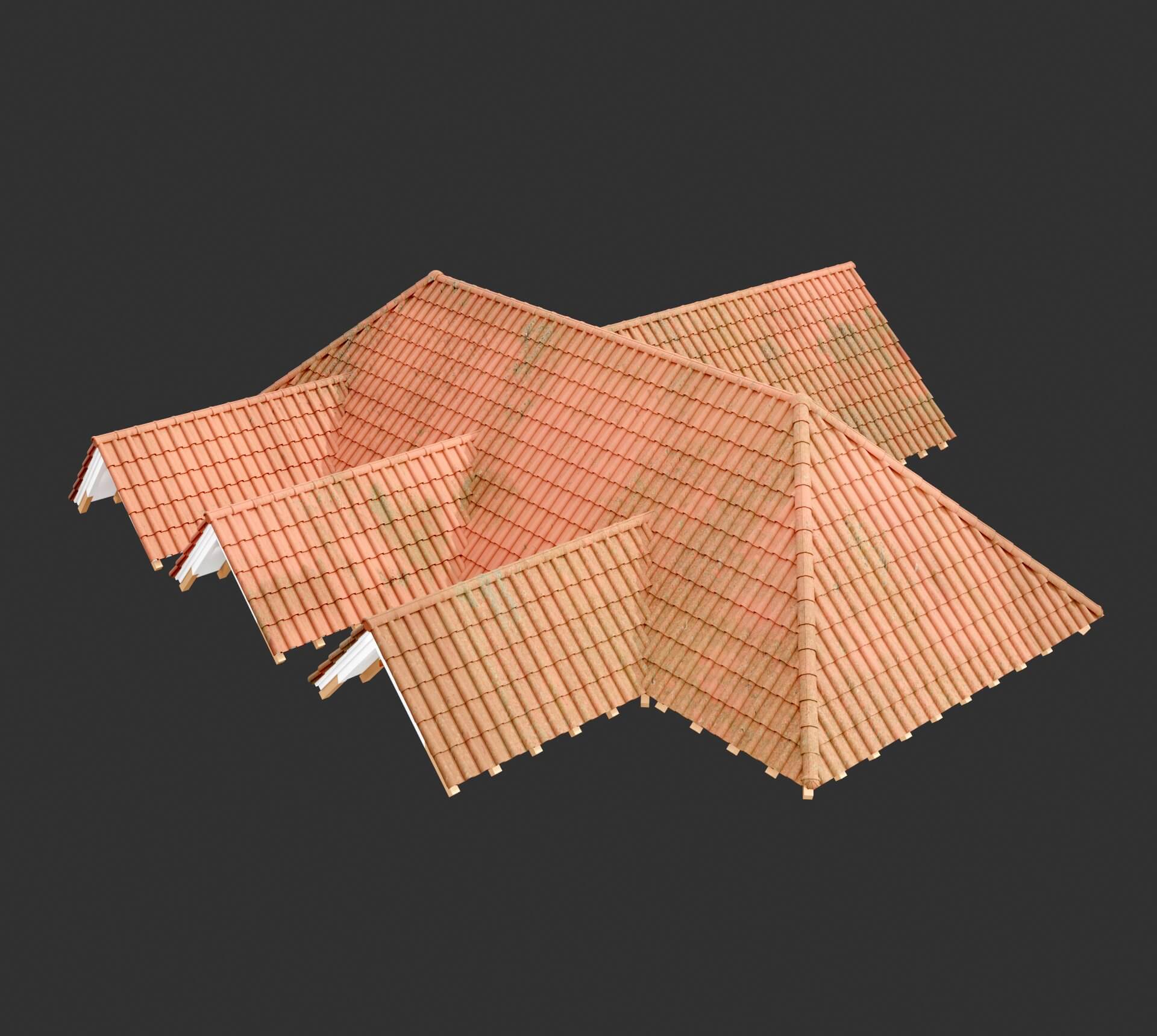 Realistic Roof 33 3D Model By Msasdt