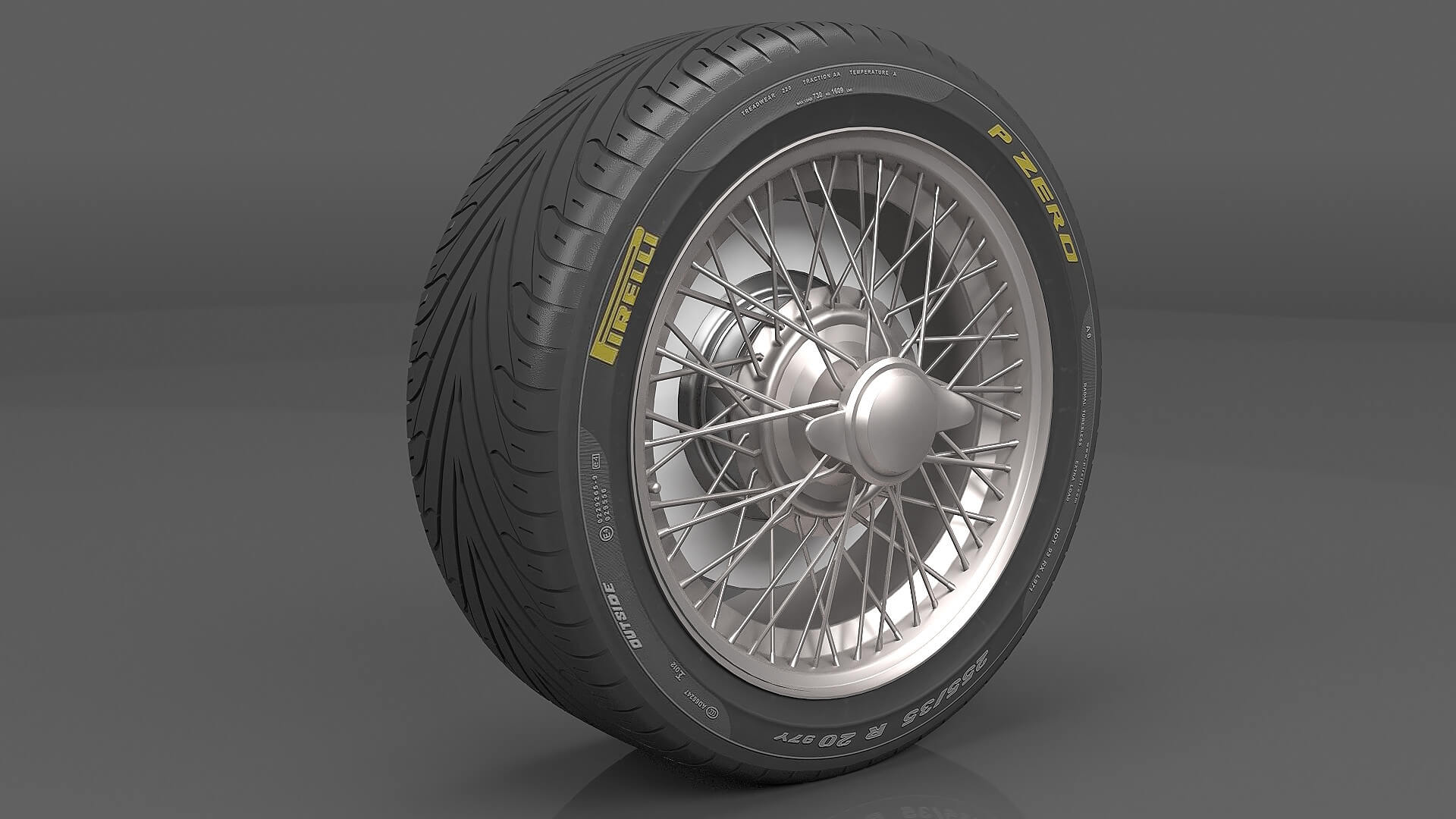 Wheel Tire 8 3D Model by msasdt
