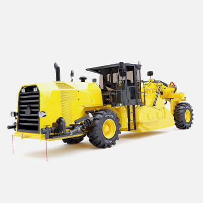 Road Reclaimer 3d Vehicle