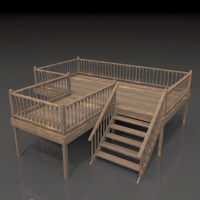 Wood Deck Veranda 2