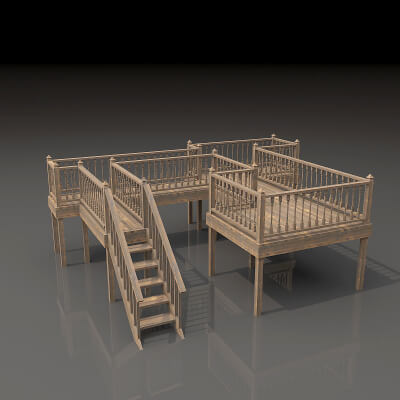 Wood Deck Veranda