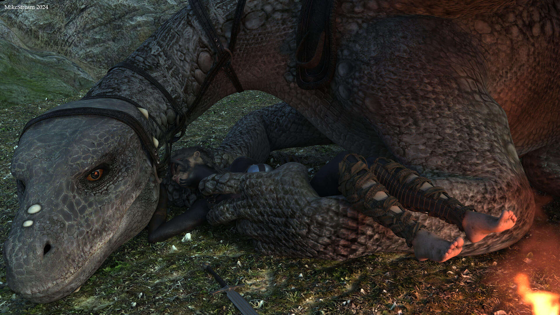 Getting cold feet! 3D Render, Digital Art by MSRender