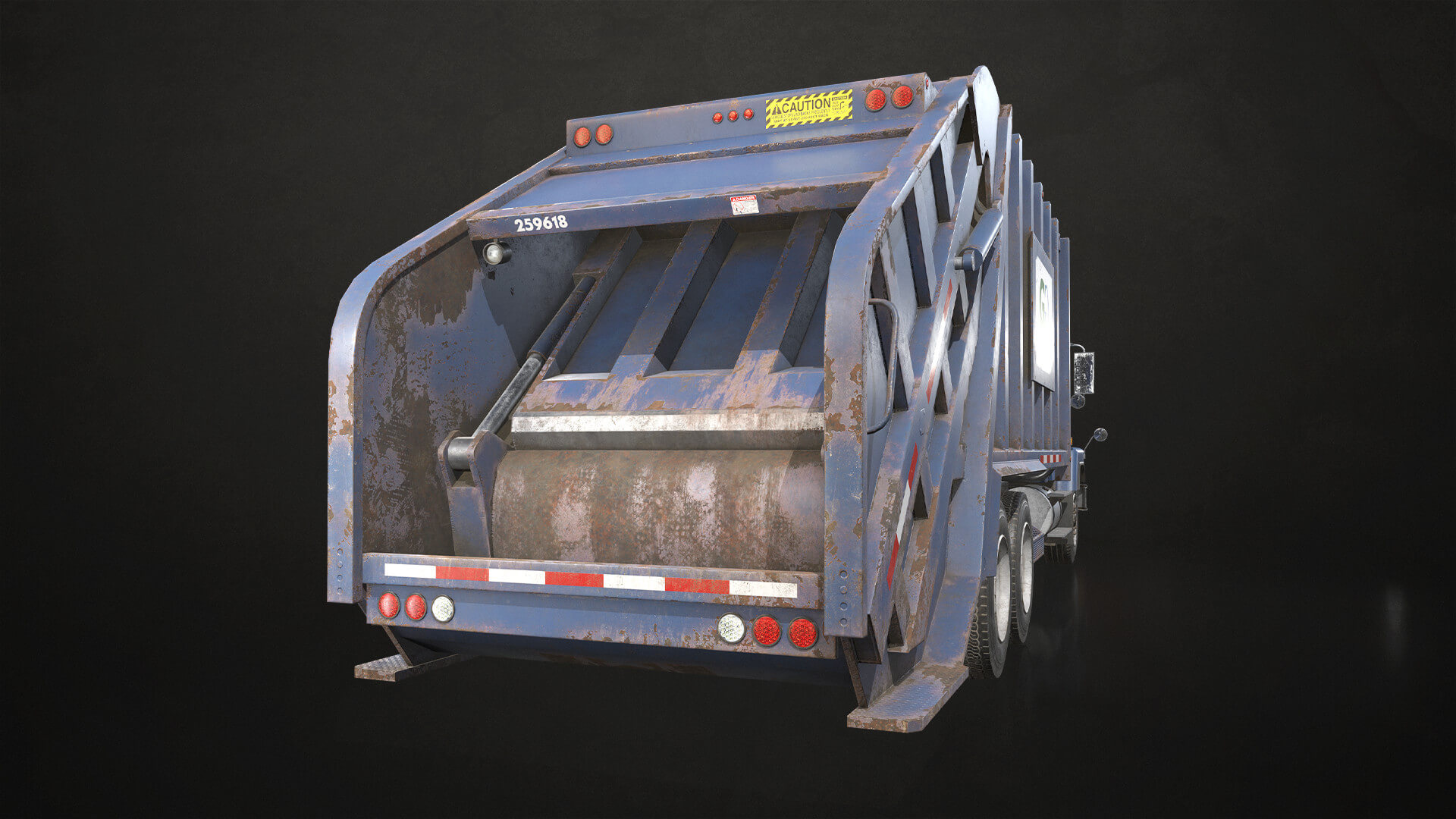 Classic Garbage Truck 3D Model By MSWoodvine classic-garbage-truck-3d-model-by-mswoodvine