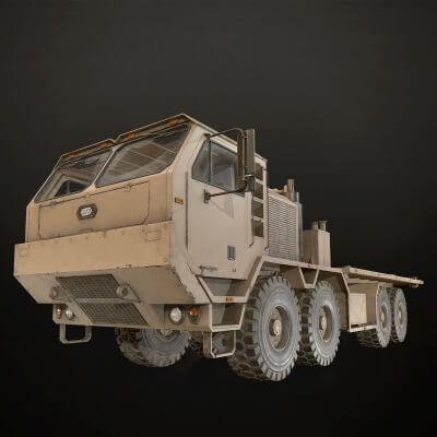 Heavy Military Truck V1 - Flatbed