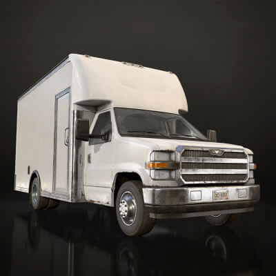 Medium Duty Truck V1 - Box Van