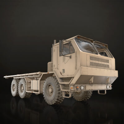 Military Truck V1 - Flatbed