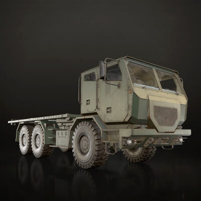 Military Truck V2 - Flatbed