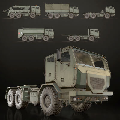 Military Truck V2 - Pack 1