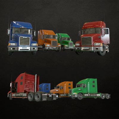 Semi Truck Tractor