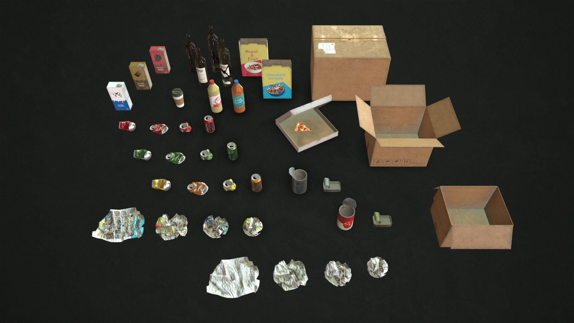 Urban Trash - 3D Model by MSWoodvine