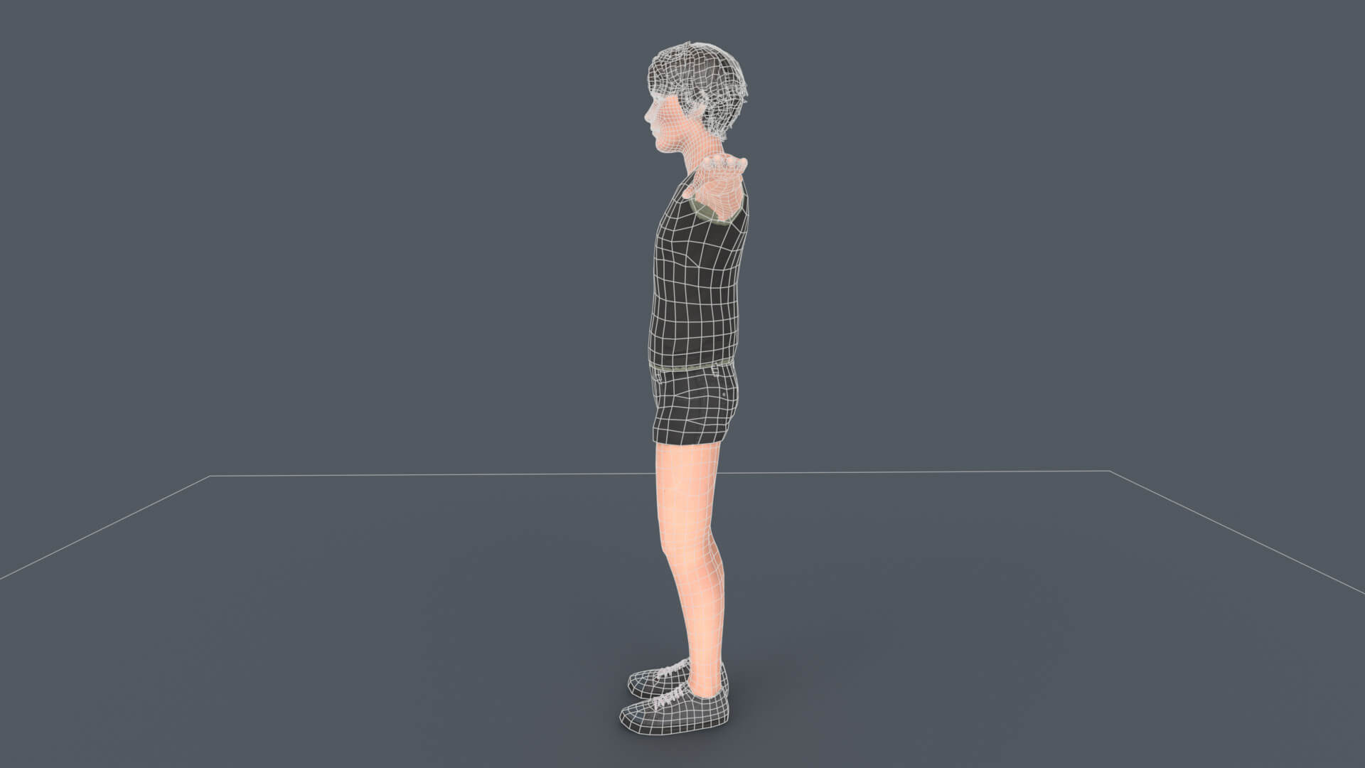 Young Boy - 3D Model by muharremadk