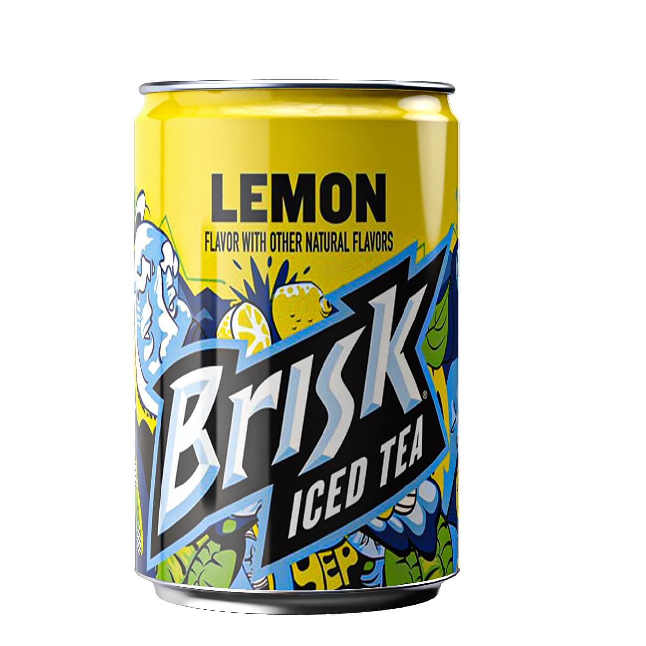 Brisk Iced Tea Cans 163ml Slim 3D Model by murtazaboyraz