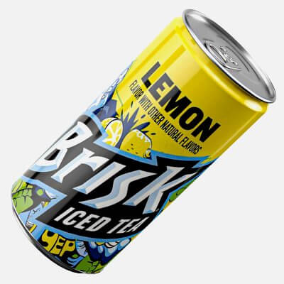 Brisk Iced Tea Cans 250ml Slim