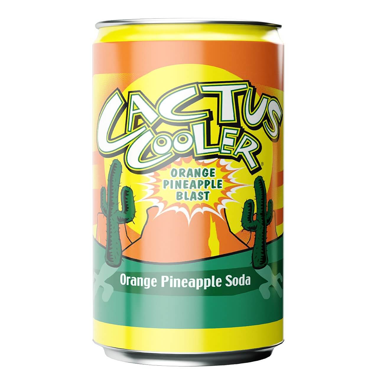 Cactus Cooler Orange Pineapple Soda Can 187ml Slim - 3D Model by ...