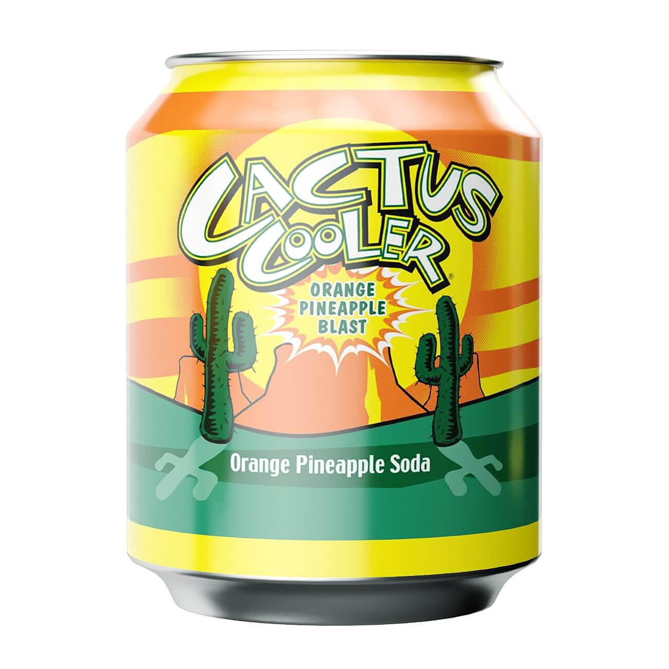 Cactus Cooler Orange Pineapple Soda Can 250ml 3D Model by murtazaboyraz