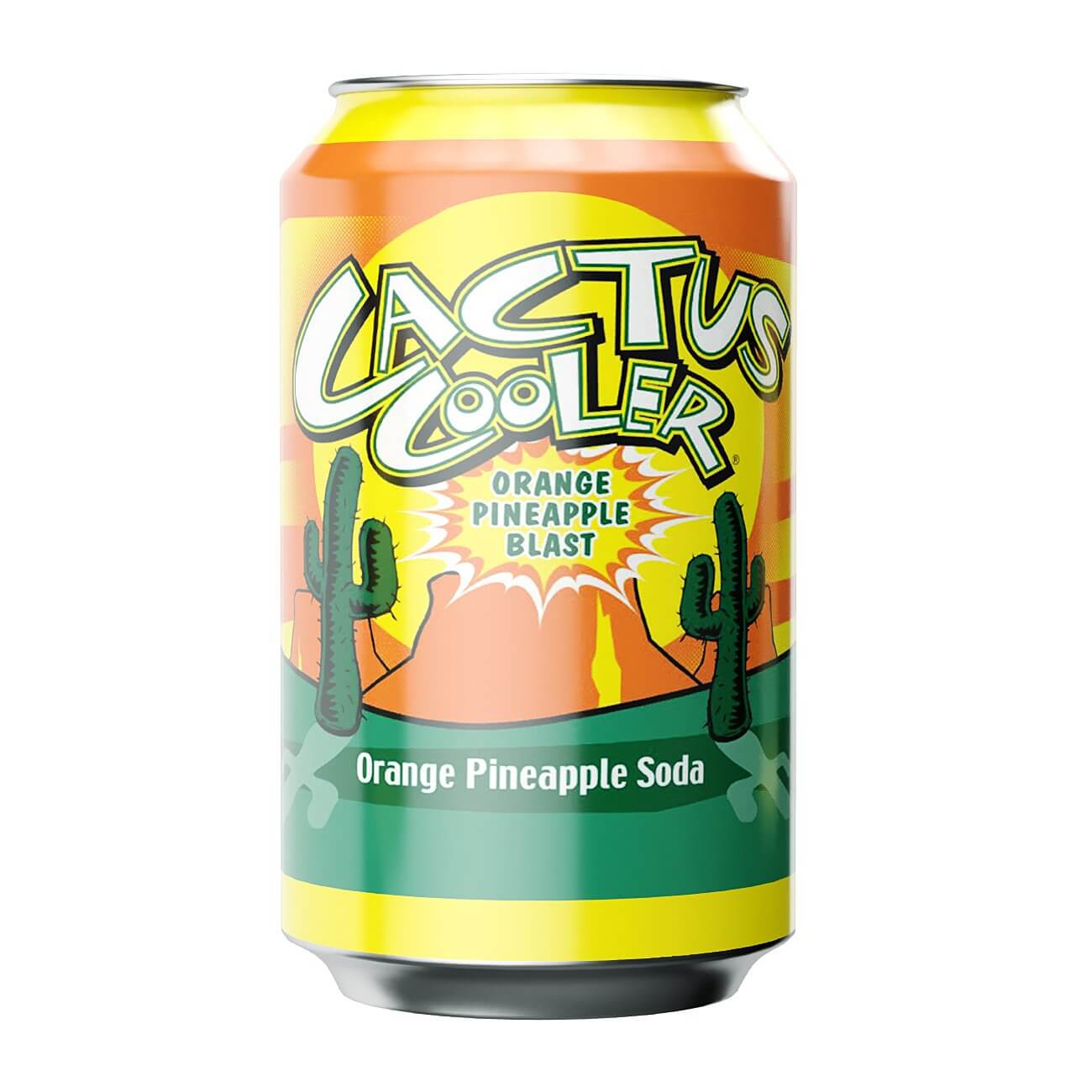 Cactus Cooler Orange Pineapple Soda Can 355ml - 3D Model by murtazaboyraz