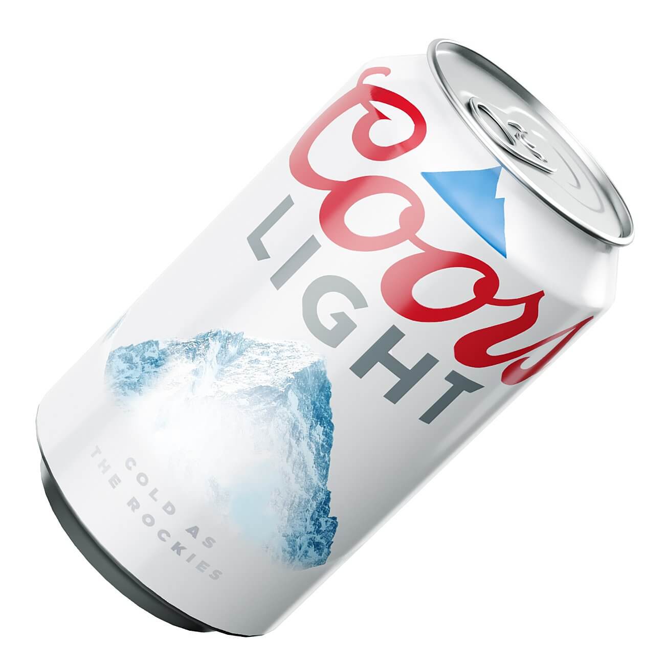 Coors light beer can 355ml 3d model by murtazaboyraz