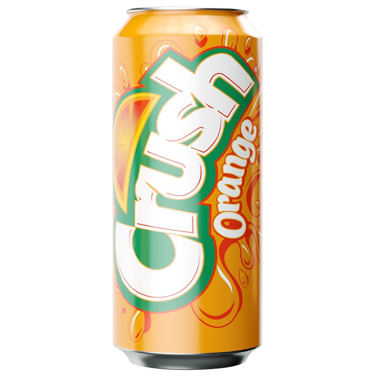 Crush Orange Soda Can 500ml - 3D Model by murtazaboyraz