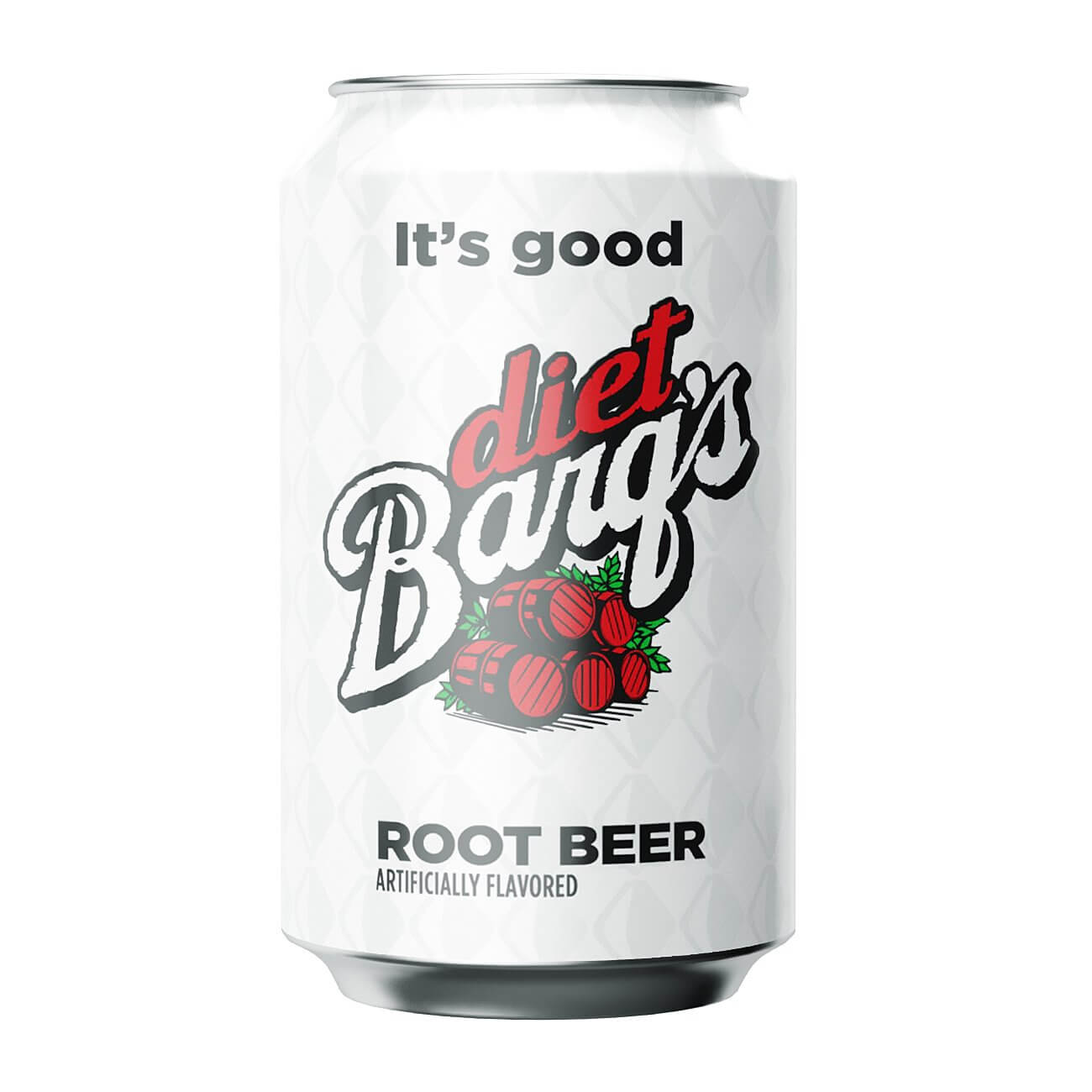 Diet Barq's Root Beer Soda Soft Drink Can 355ml 3D Model by murtazaboyraz