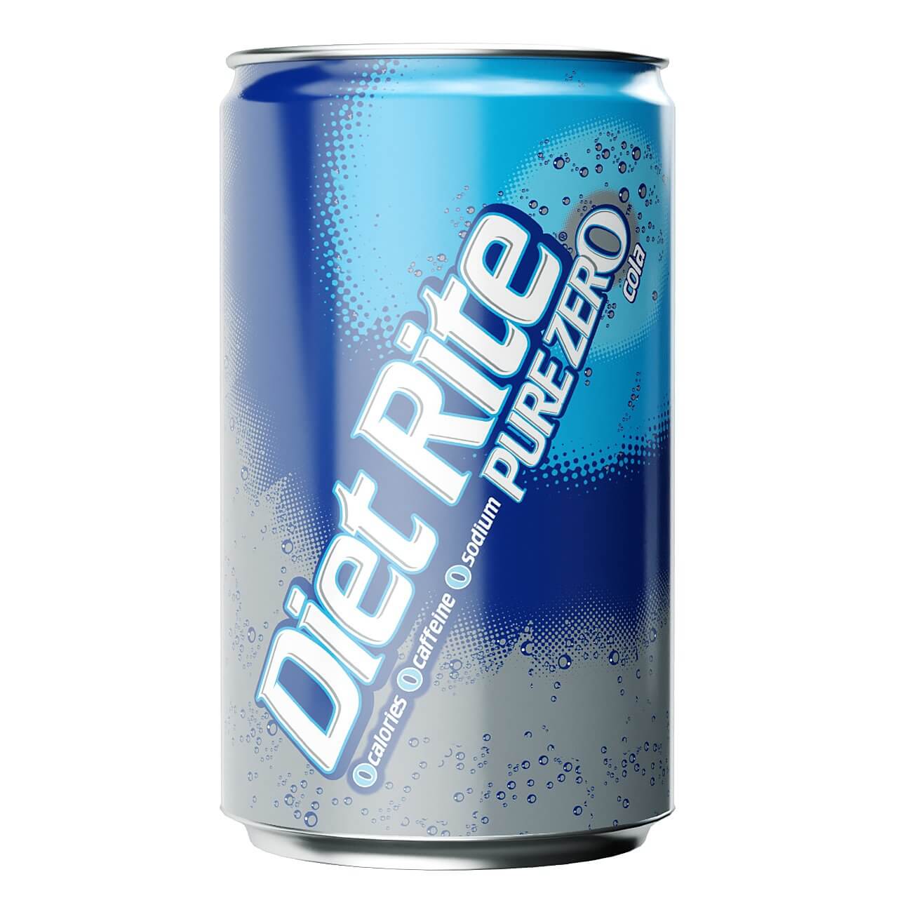 Diet Rite Pure Zero Diet Cola Soda 187ml Slim - 3D Model by murtazaboyraz
