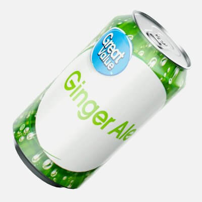 Great Value Ginger Ale Soda Can 375ml