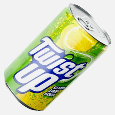 Great Value Twist Up Lemon Lime Soda Can 187ml Slim