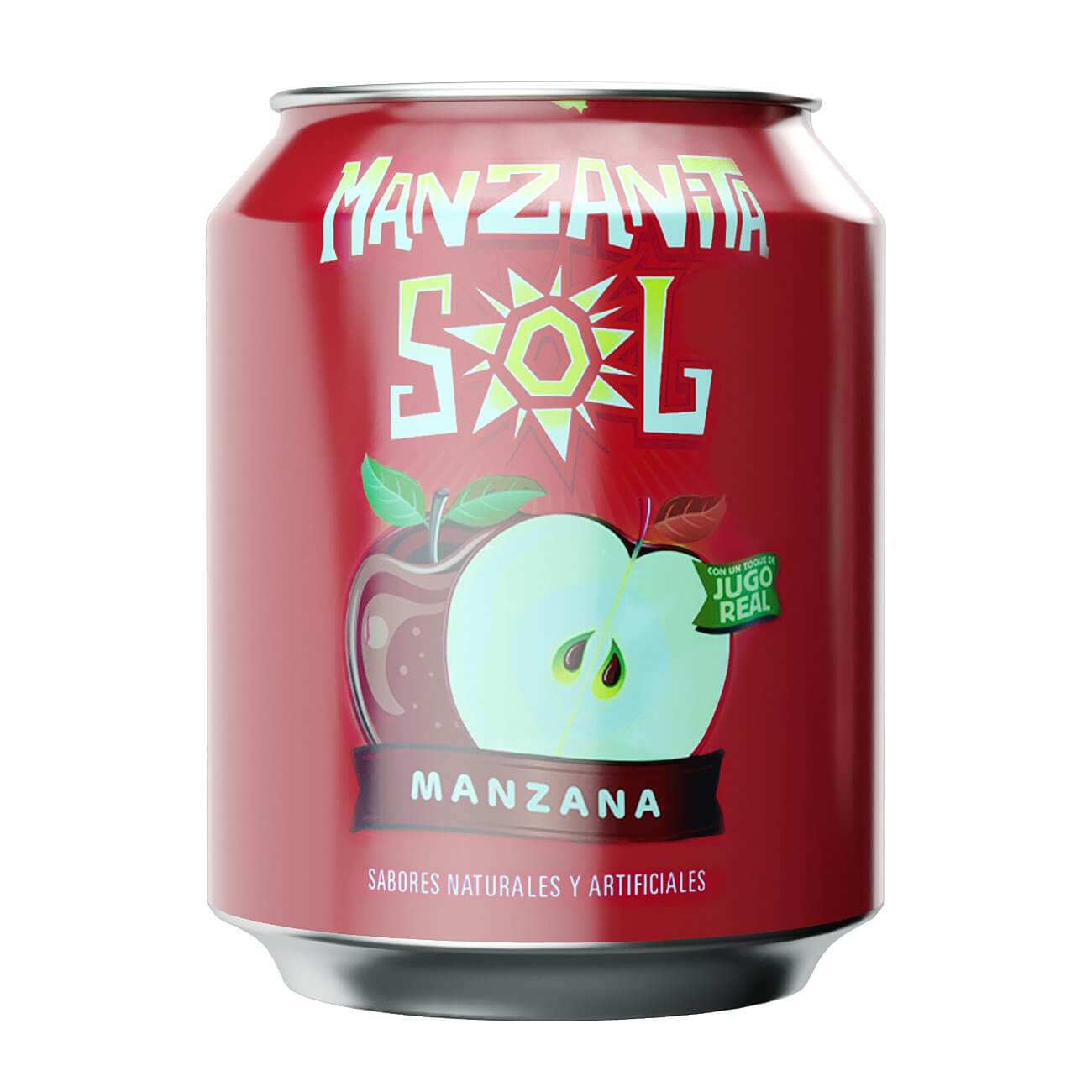 Manzanita Sol Apple Flavored Soda Can 250ml 3D Model by murtazaboyraz
