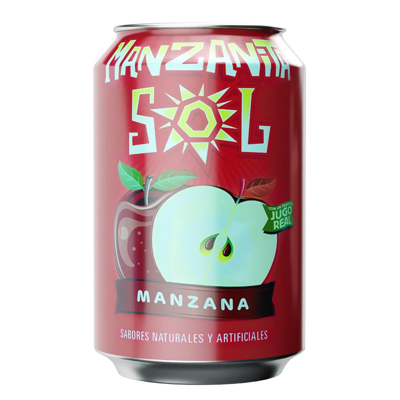 Manzanita Sol Apple Flavored Soda Can 330ml 3D Model by murtazaboyraz
