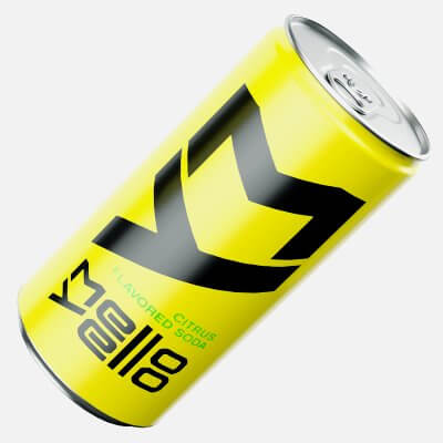 Mello Yello Soda Citrus Can 250ml Slim