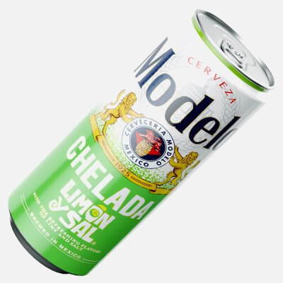 Modelo Chelada Mexican Import Flavored Beer Can 355ml Sleek