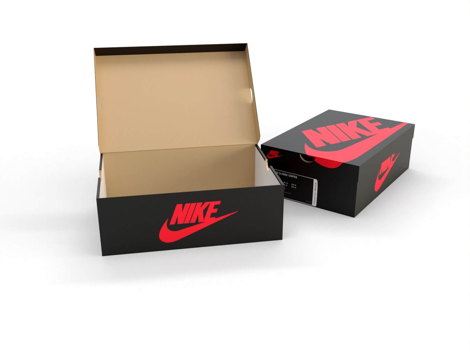 Shoe Box Nike 3D Model