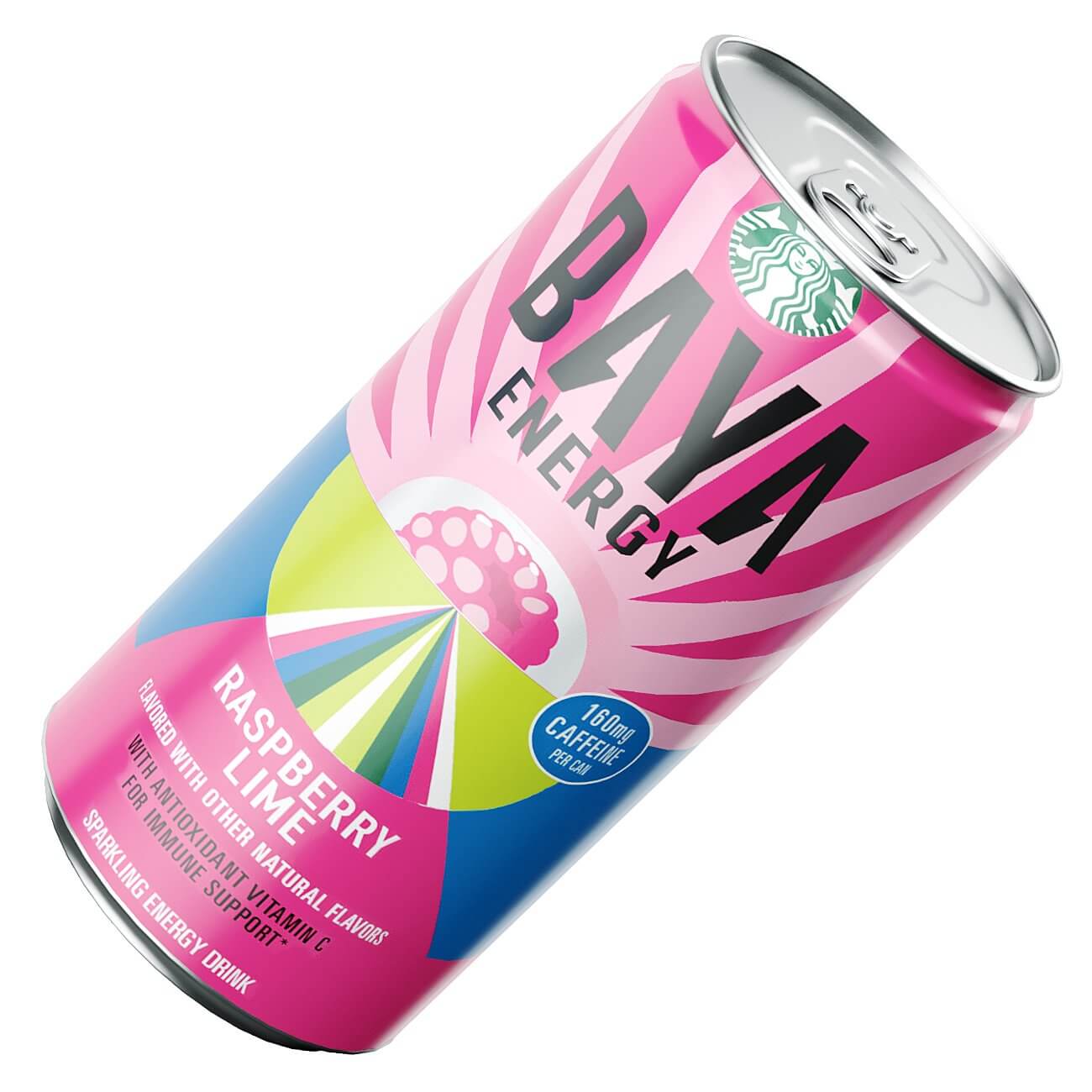 Starbucks BAYA Sparkling Energy Drink Can 250ml Slim 3D Model by