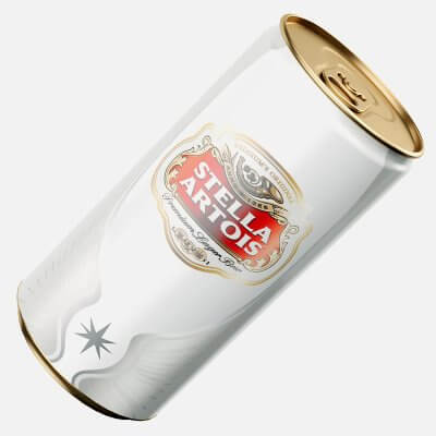 Stella Artois Beer Cans 250ml Slim