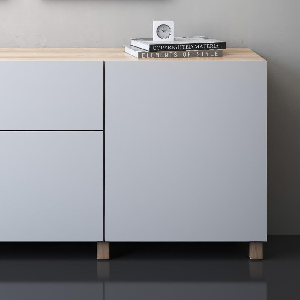 IKEA BESTA Storage Combination with Drawers 3D Model by musladinov