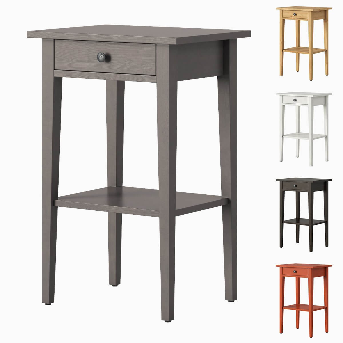 IKEA HEMNES Nightstand 3D Model by musladinov