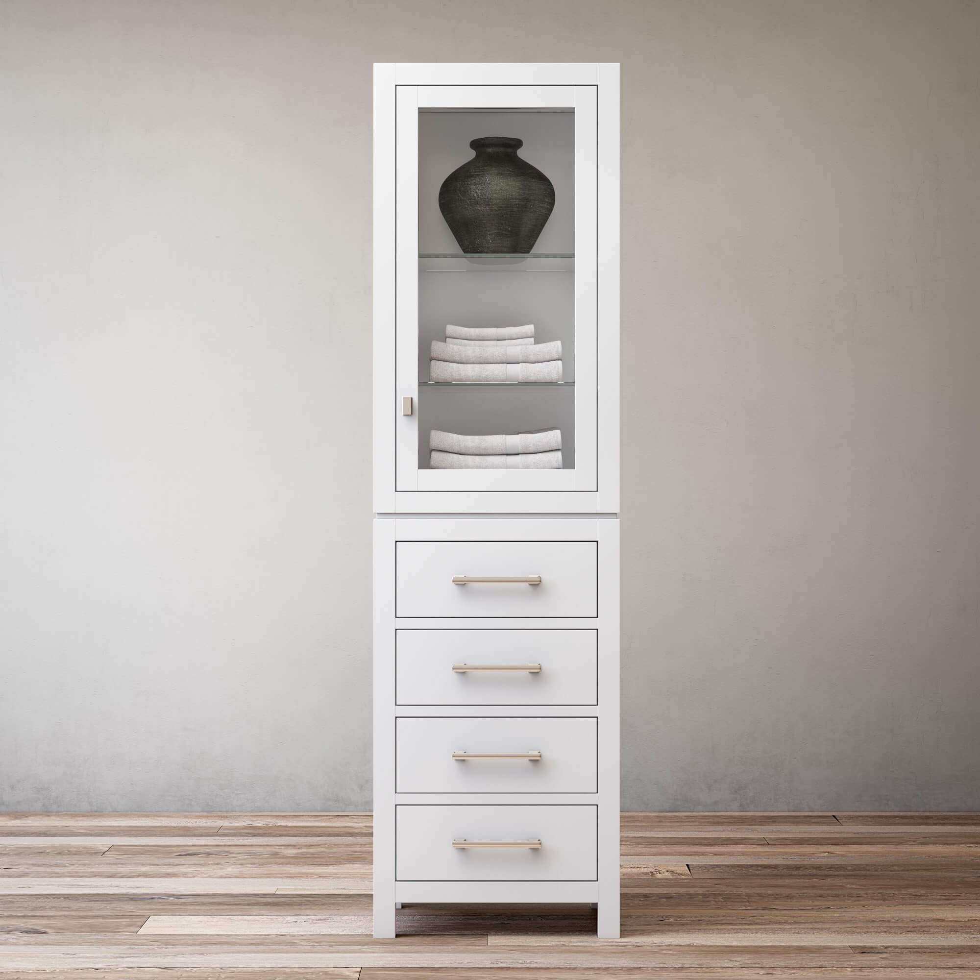 RH Hutton Glass Door Bath 3D Model by musladinov