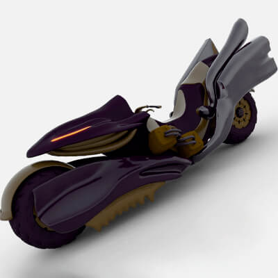Fenrir Motorcycle for Daz3D