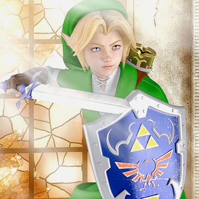 Link Ocarina of Time - Outfit and Hair G9