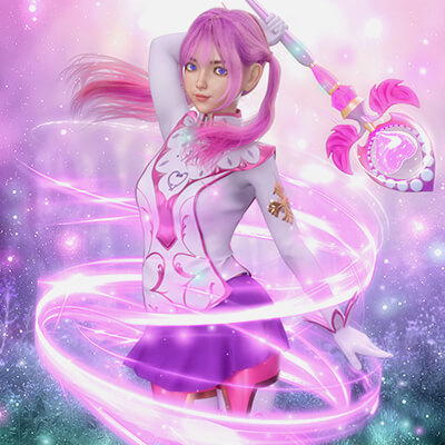 Magical Girl Outfit for G8F