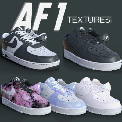Textures Addon Nike Air Force 1 G8/8.1 &amp G9