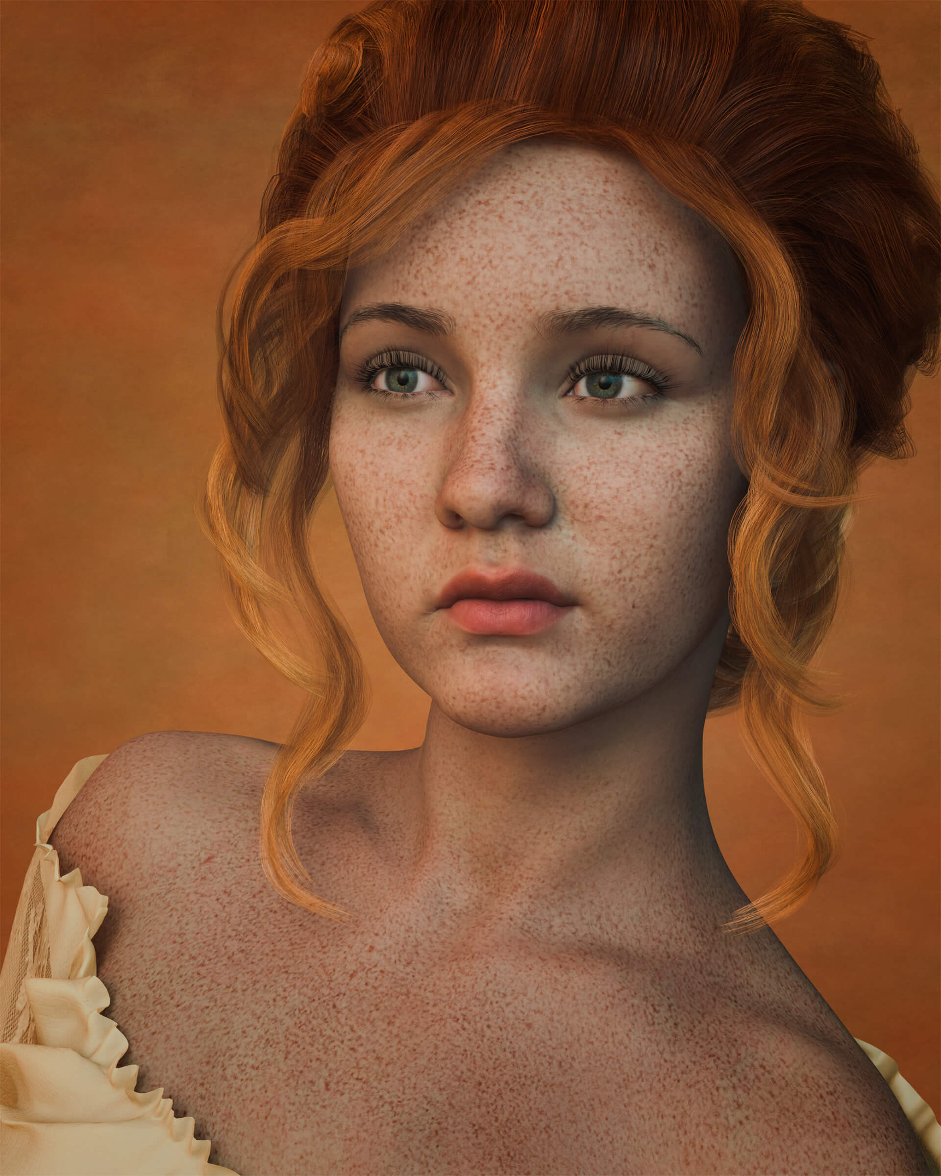 Sinead 3d Render Digital Art By My Fantasy 3d World