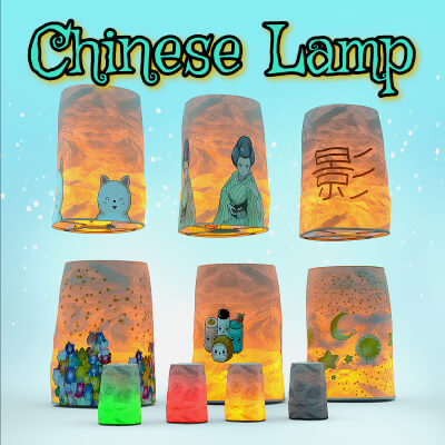 Chinese Lamp by MysticArtDesign
